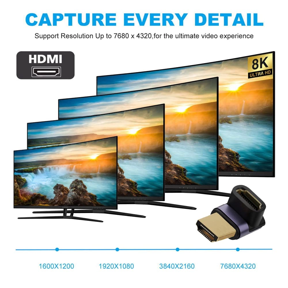 8K HDMI Adapter with Ethernet