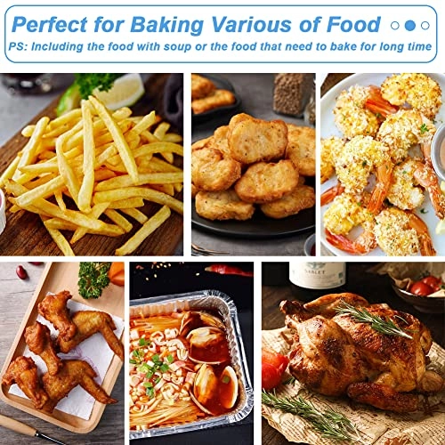 Air Fryer Liners - Aluminium Plastic 30 Pack