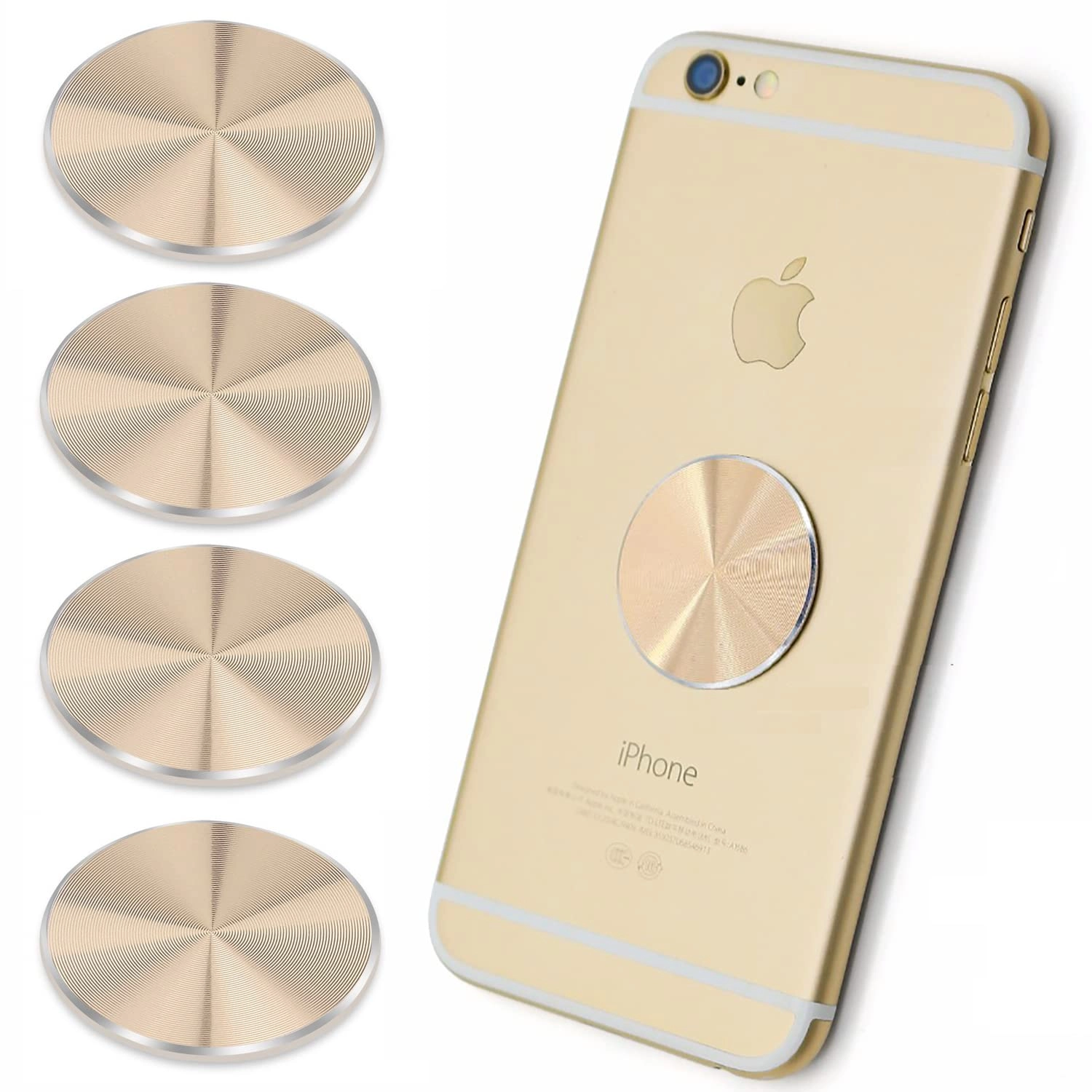 Salex Cell Phone Metal Plates for Magnetic Car Mount