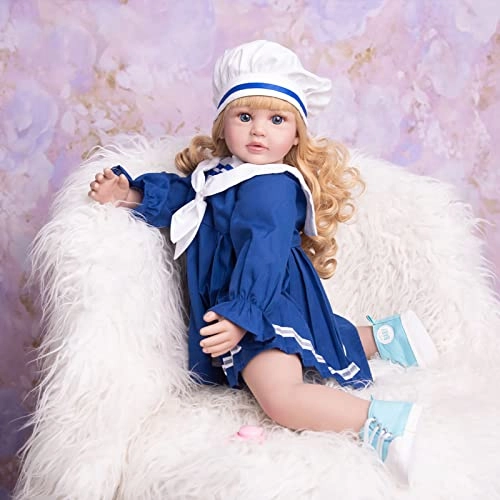 Rebirth Baby Doll - 48cm/58cm Silicone Limbs Cloth Body Panda Clothes Gift Set