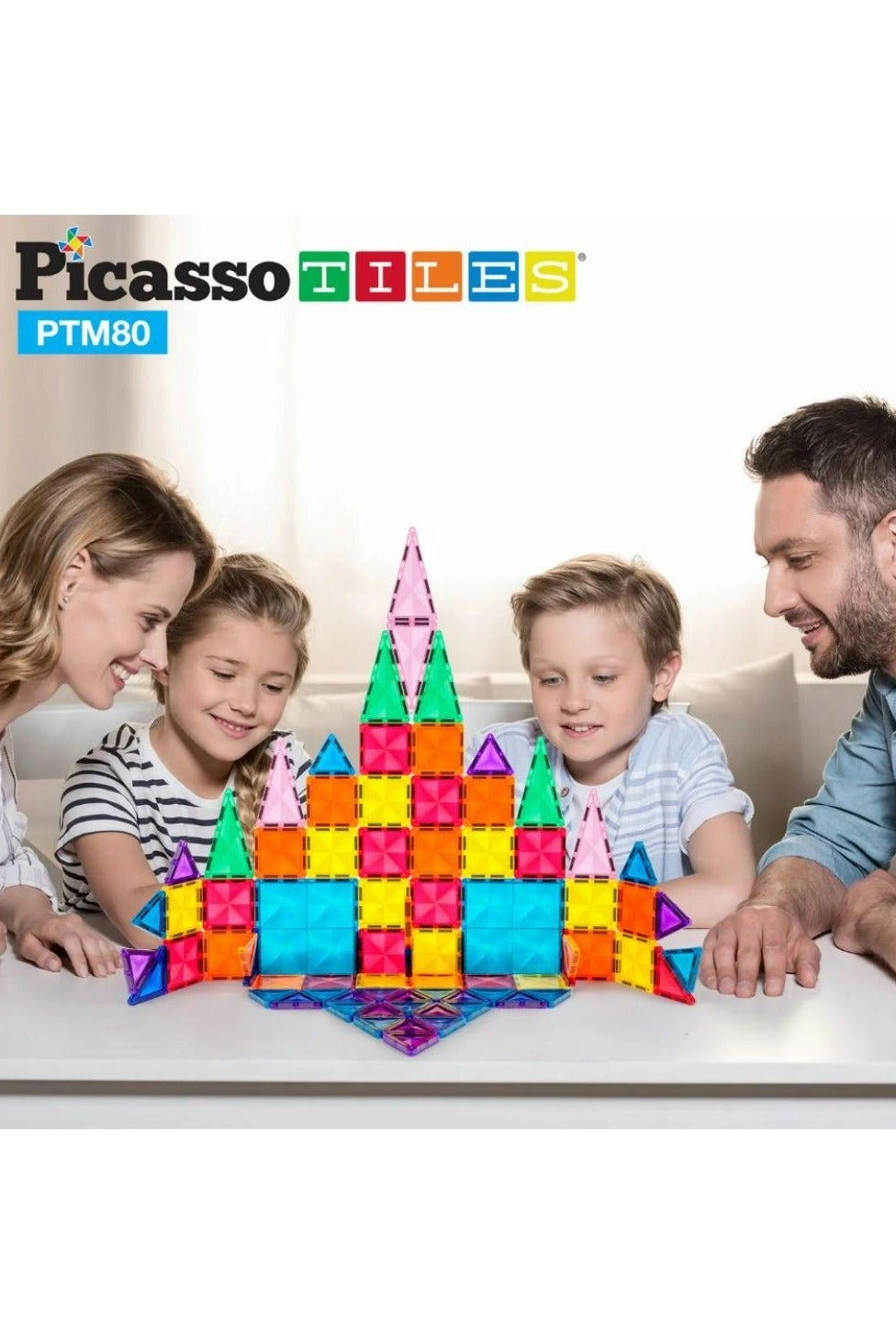 Magnetic Mini Diamond Tiles - 80 pcs