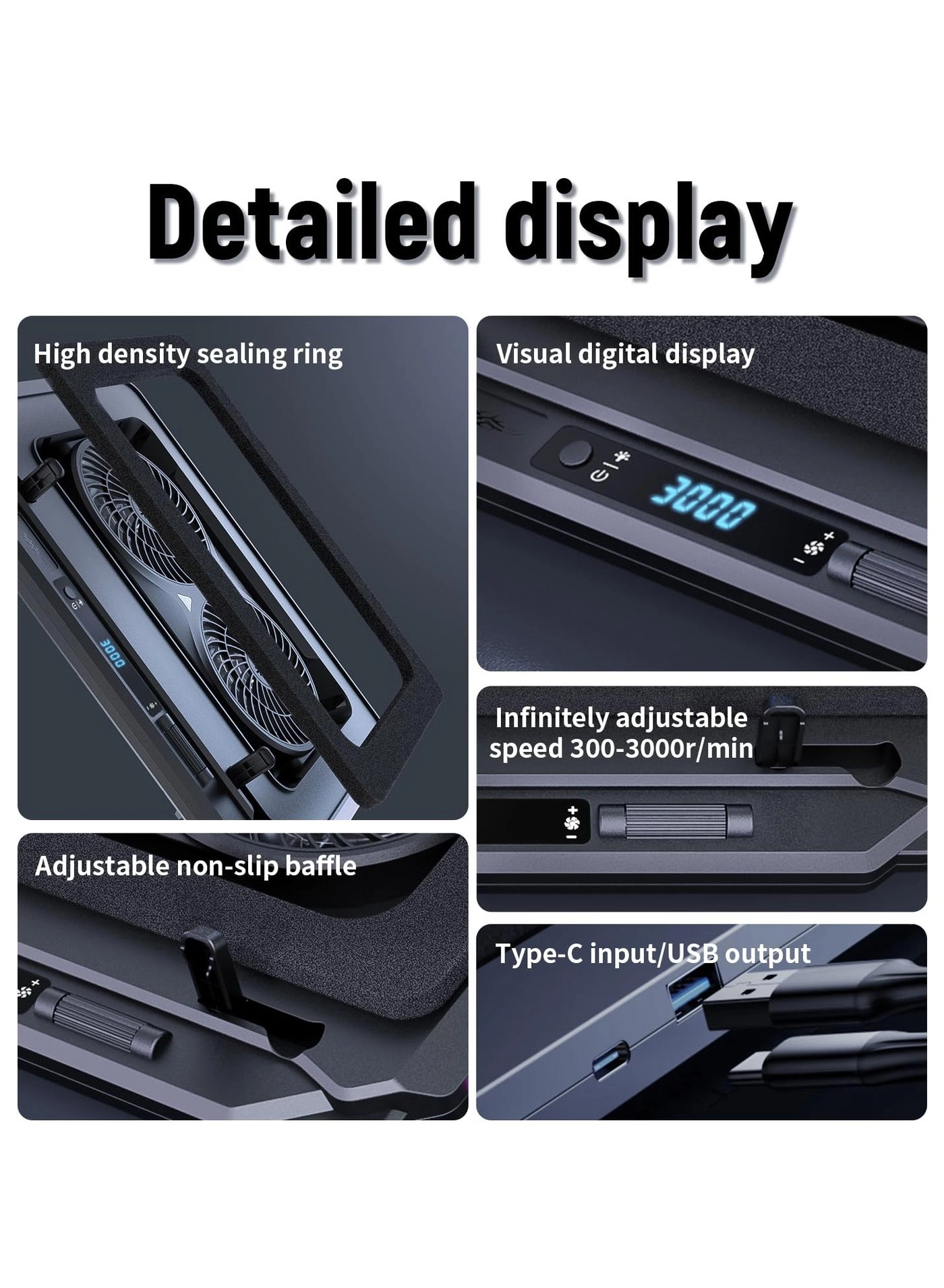 yq63 - two 5.5-inch large-size fans 14-21 inch