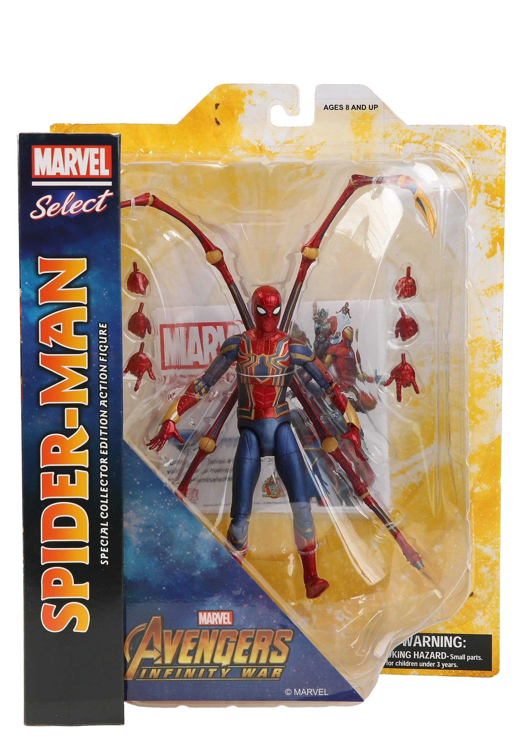 Diamond Select Toys Spider-Man - Avengers Infinity War - 7" Scale 16 points of articulation