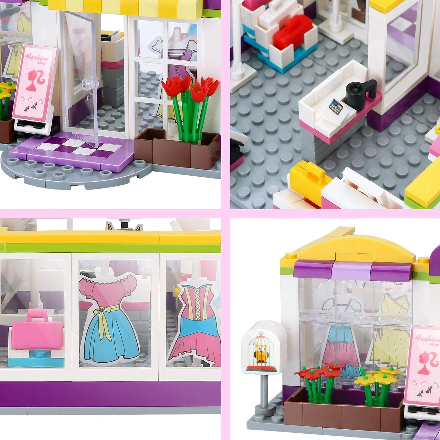 Girls Friends Fashion Clothing Store - Shop House Building Kit