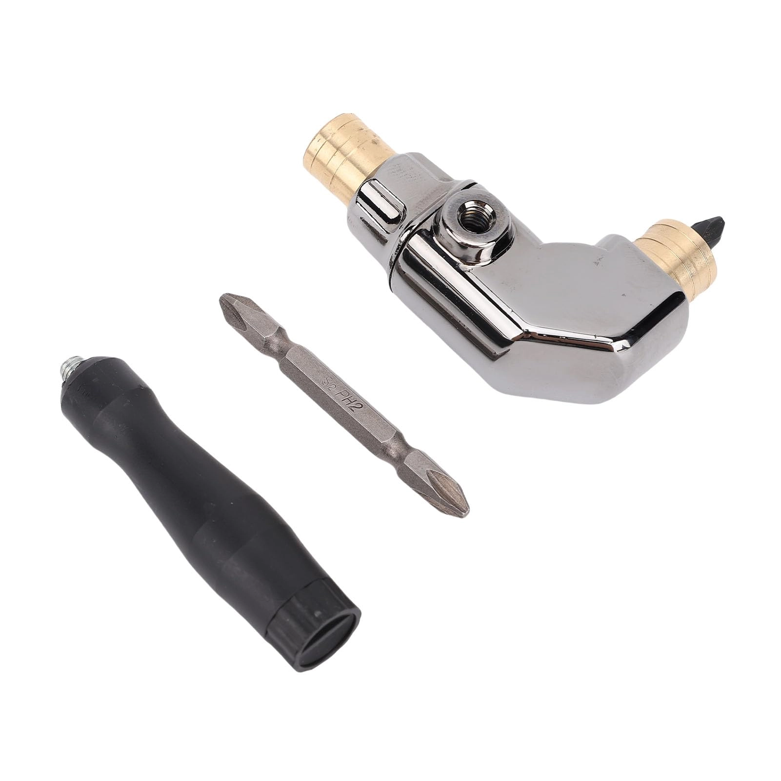 Bewinner Right Angle Drill Attachment - 90° 6.35mm Hex
