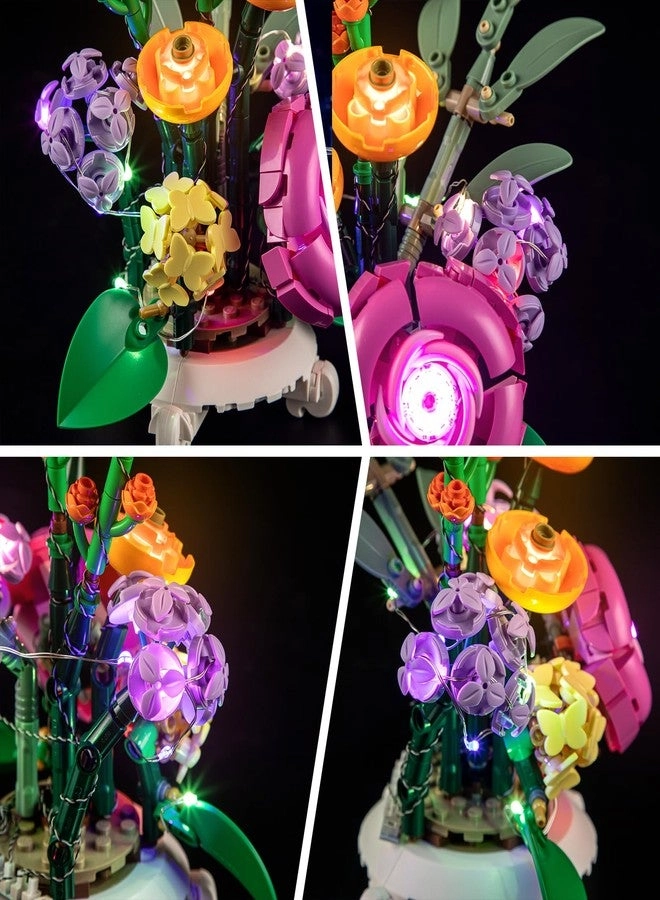 Light Kit for LEGO Mixed Flowerpot 40762 - LED Lighting Compatible