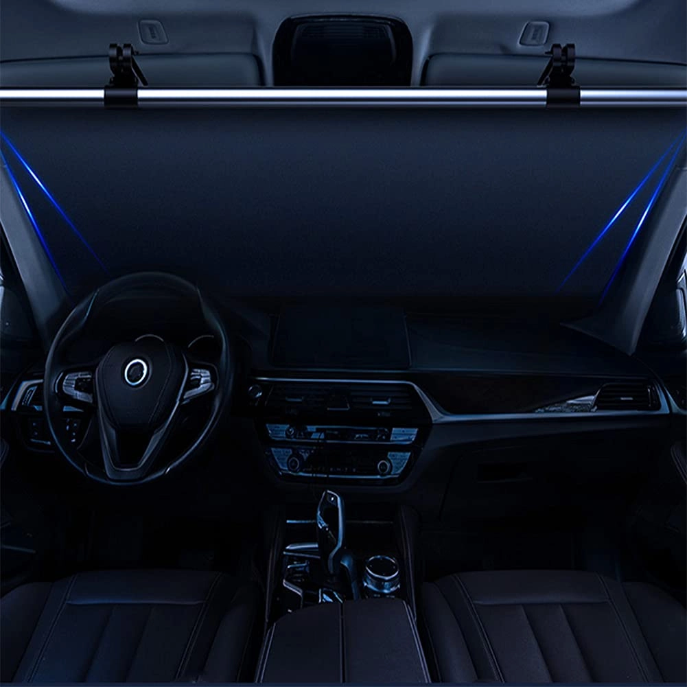 ZCBYBT Car Windshield Sun Visor - 110CM UV protection