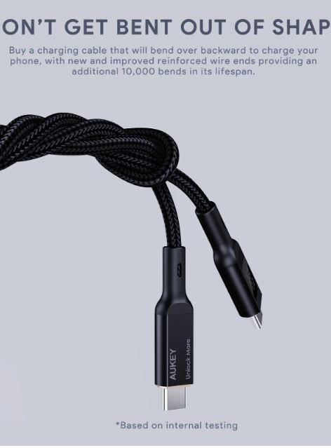 USB-C to USB-C Cable 100W USB-C to USB-C 1m