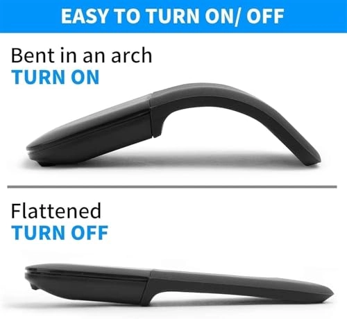 Foldable Wireless Touch Mouse - Bluetooth
