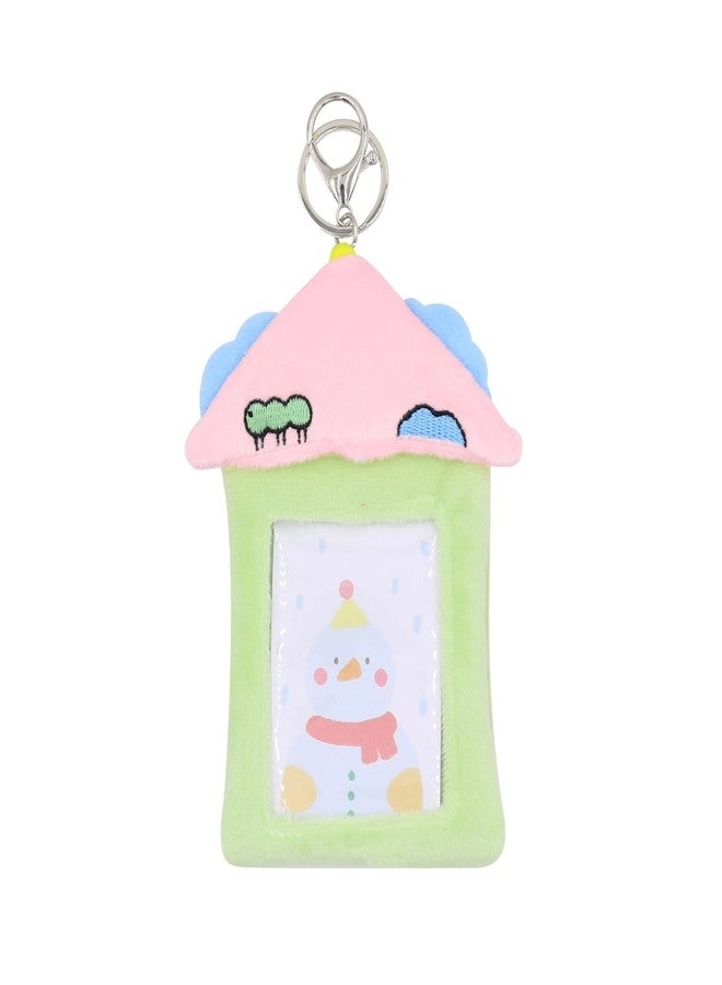 Postcard Sleeve - Plush Keychain ID Bus Card Cover