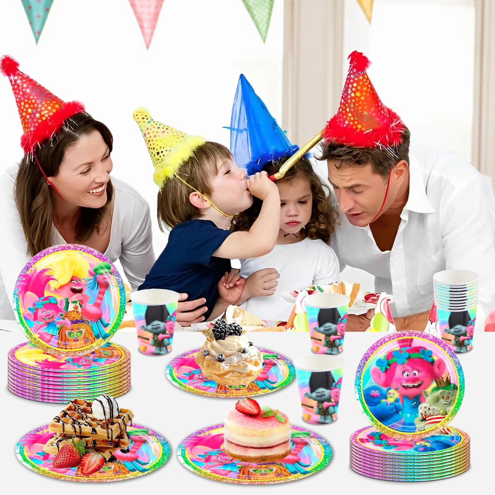 Party Tableware Set - 52PC Birthday