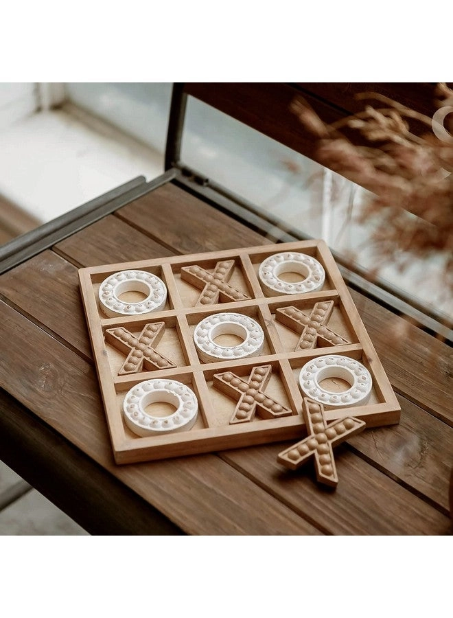 Tic Tac Toe - Cute Bear Decorative Wooden Travel