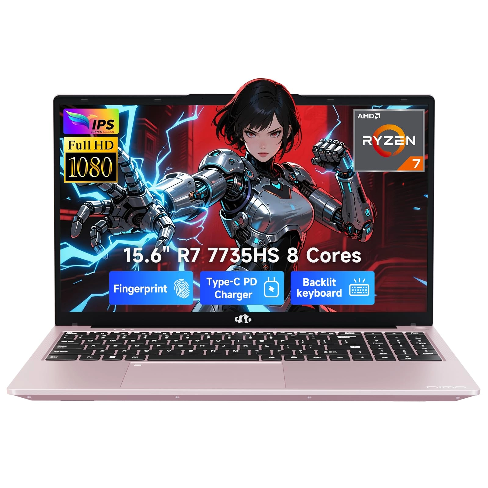 N159 - 15.6'' Ryzen 7 7735HS 64GB DDR5 2TB SSD