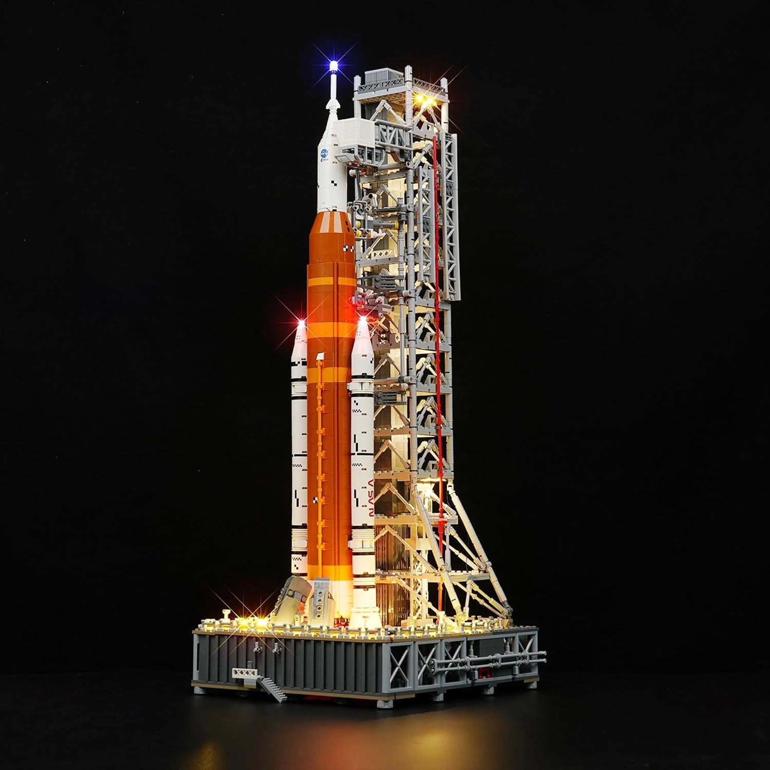 Led Lighting Kit for Lego 10341 Rocket and Launch Pad - Remote Control