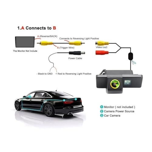 Car Rear View Camera - Night vision 1920 x 1080P