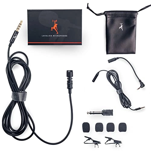 Lavalier Lapel Mic V2 3.5mm-Mini-Jack Microphone