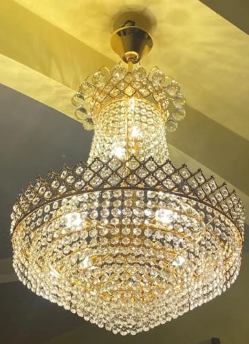 CL 1990 - Crystal Chandelier 40 x 40 x 77 cm