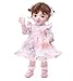 Reborn Style Ball Jointed Doll - 20 Inch Full Vinyl Brown Glass Eyes Ages 14+
