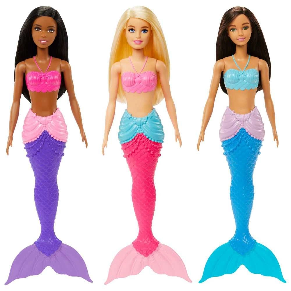 Barbie Dreamtopia Mermaid - Retro-tri Color Plastic Ages 3+