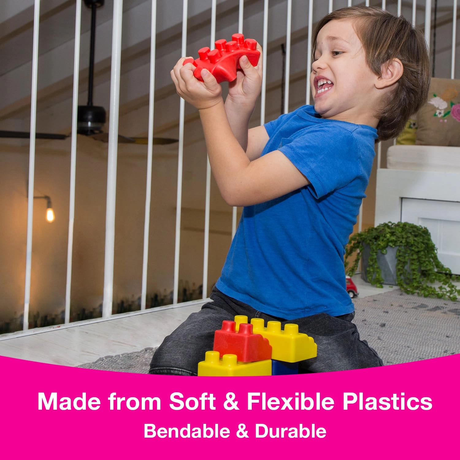 TrainThemed Soft Baby Blocks - 30 pcs