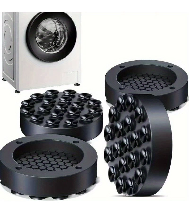 Generic Non Slip Anti Vibration Lift Feet - 4 PCS Black