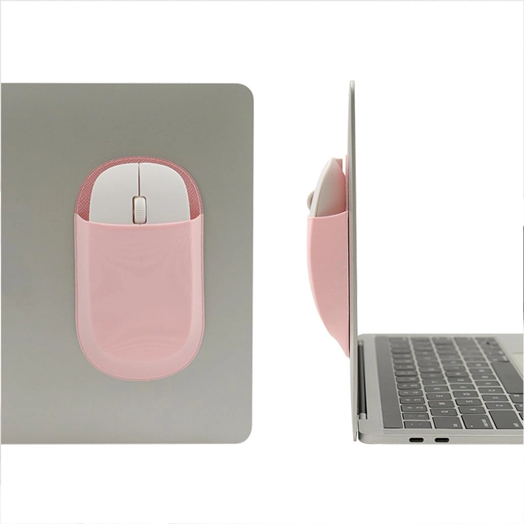 Stick-On Laptop Mouse Holder