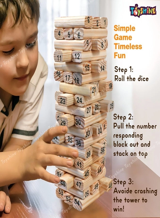 Wooden Building Block - 54 pcs