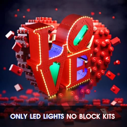 LED Light for Lego 31214 Art Love Sculpture Set