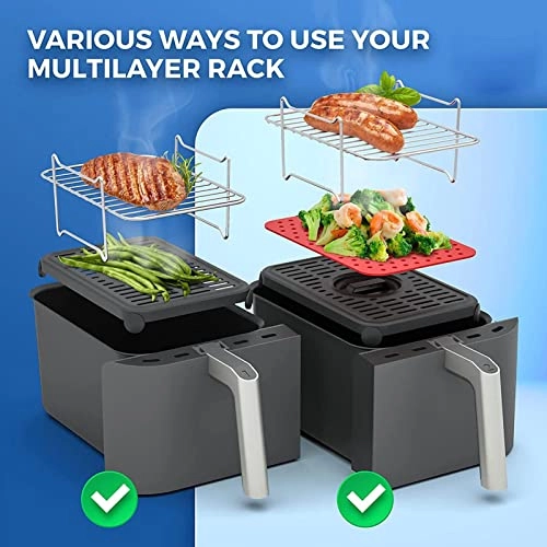 Air Fryer Rack - 304 stainless steel 3 Layers