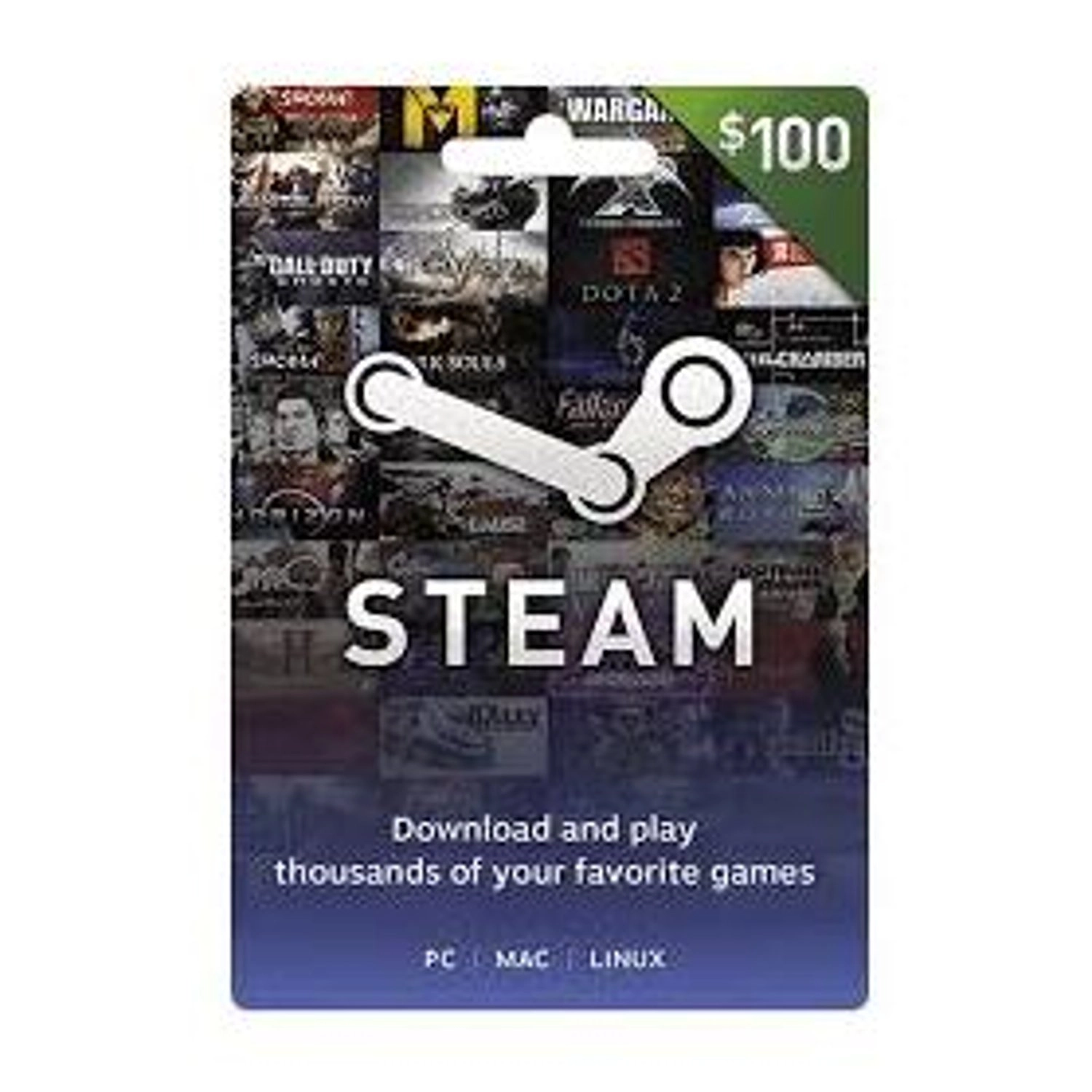 3620869 Steam Wallet Card - USD 100