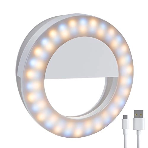 Selfie Ring Light - 3 Light Modes Rechargeable 60 LED
