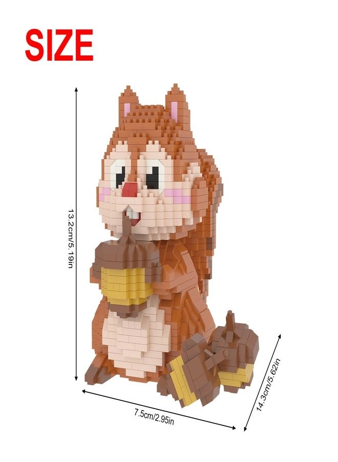 Animal Series Micro Building Blocks - Squirrel 1449 pcs