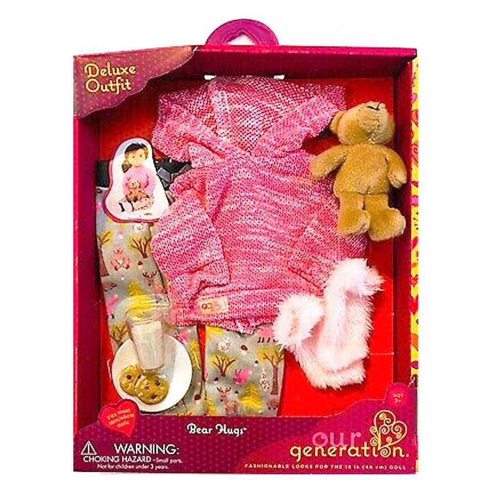 Our Generation BD30327 - Bear Hugs Doll Pyjamas