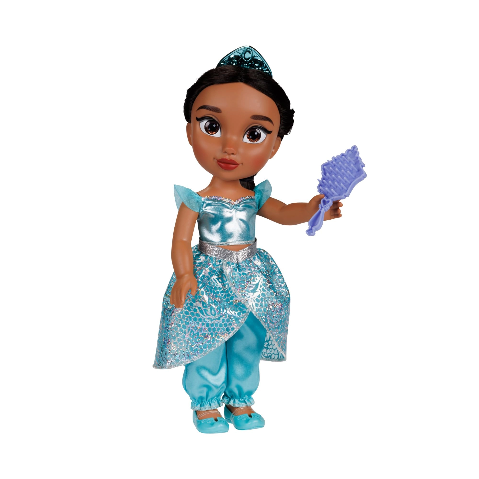 Princess Jasmine Fashion Doll - 32.5 cm Glitter Blue Ages 60+