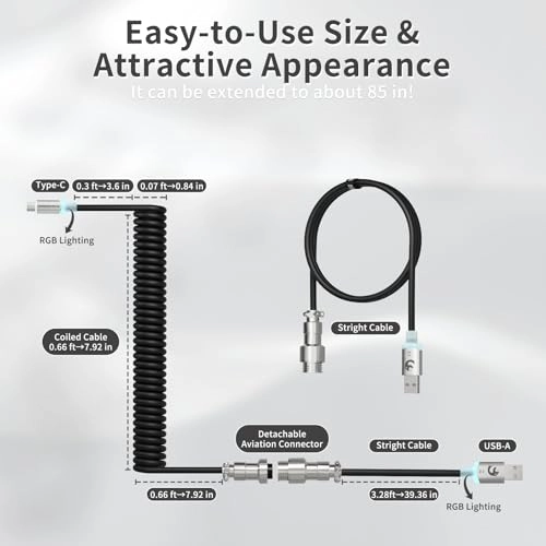 C01 Ultra Cable USB-C to USB-A 2m