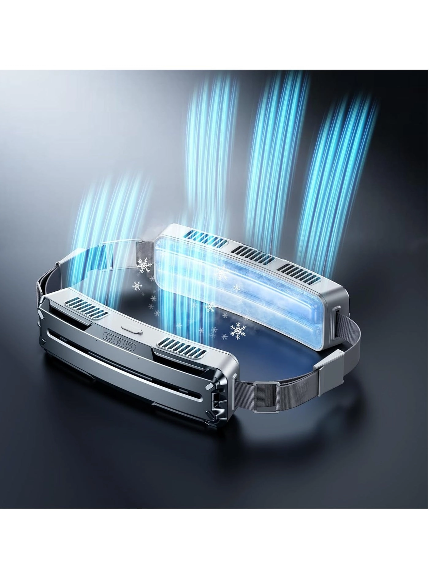 KASTWAVE Portable Waist Fan - 2 Cooling Plates Rechargeable 3 Speeds