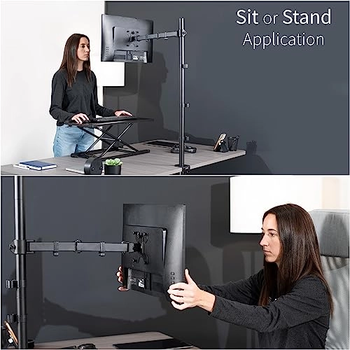 Single Monitor Desk Mount - Single-arm 13 to 32 inch 75x75mm 100x100mm