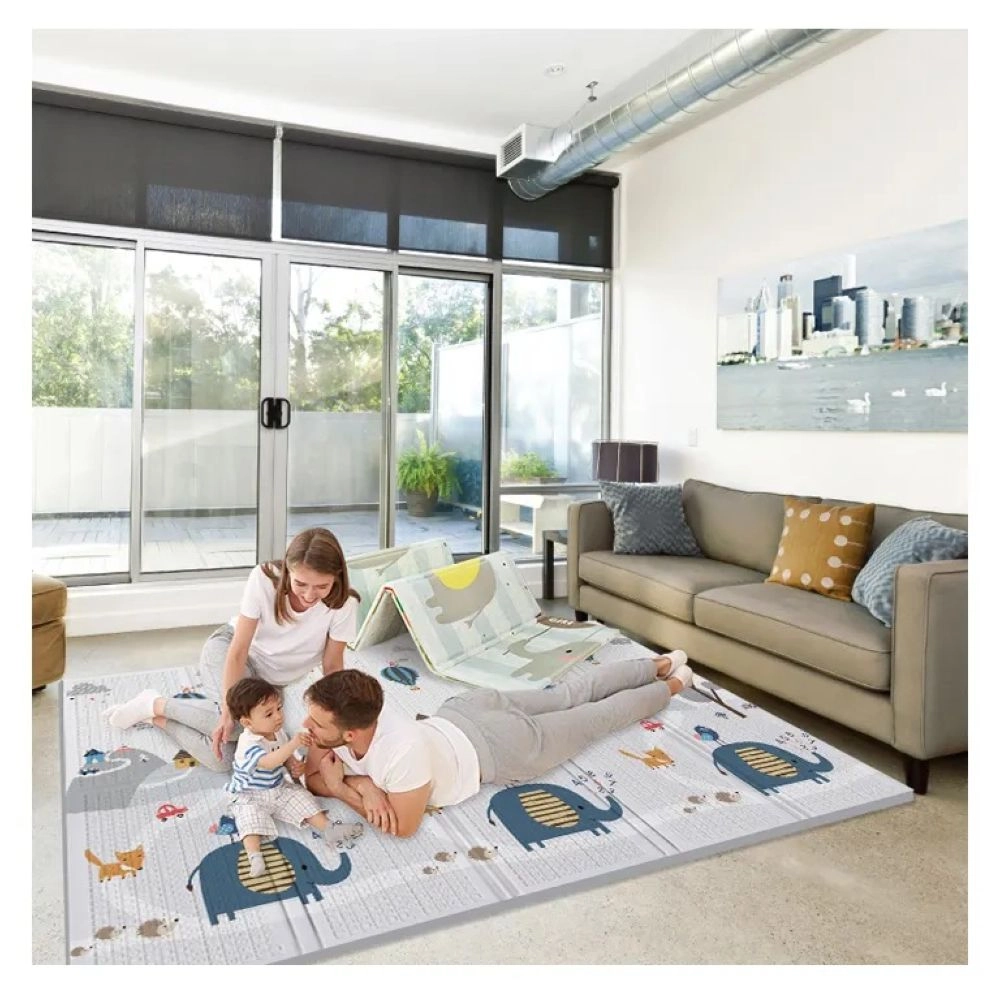 Foldable & Reversible Playmat - Best Friend 6 months
