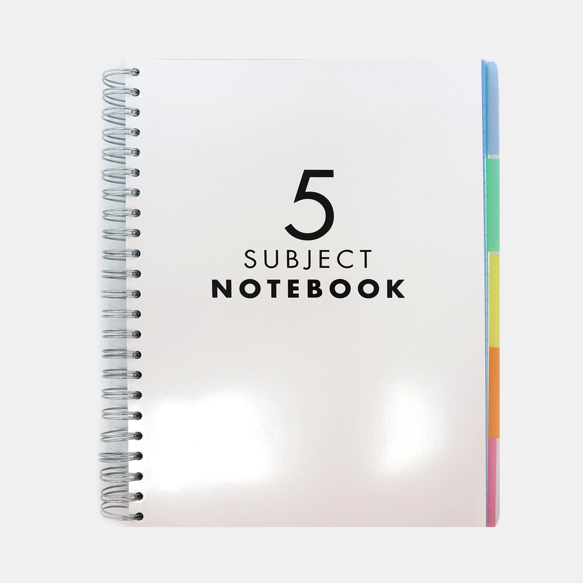 Vibe 5-Subject Notebook A4 Spiral - Grid 150 Sheets