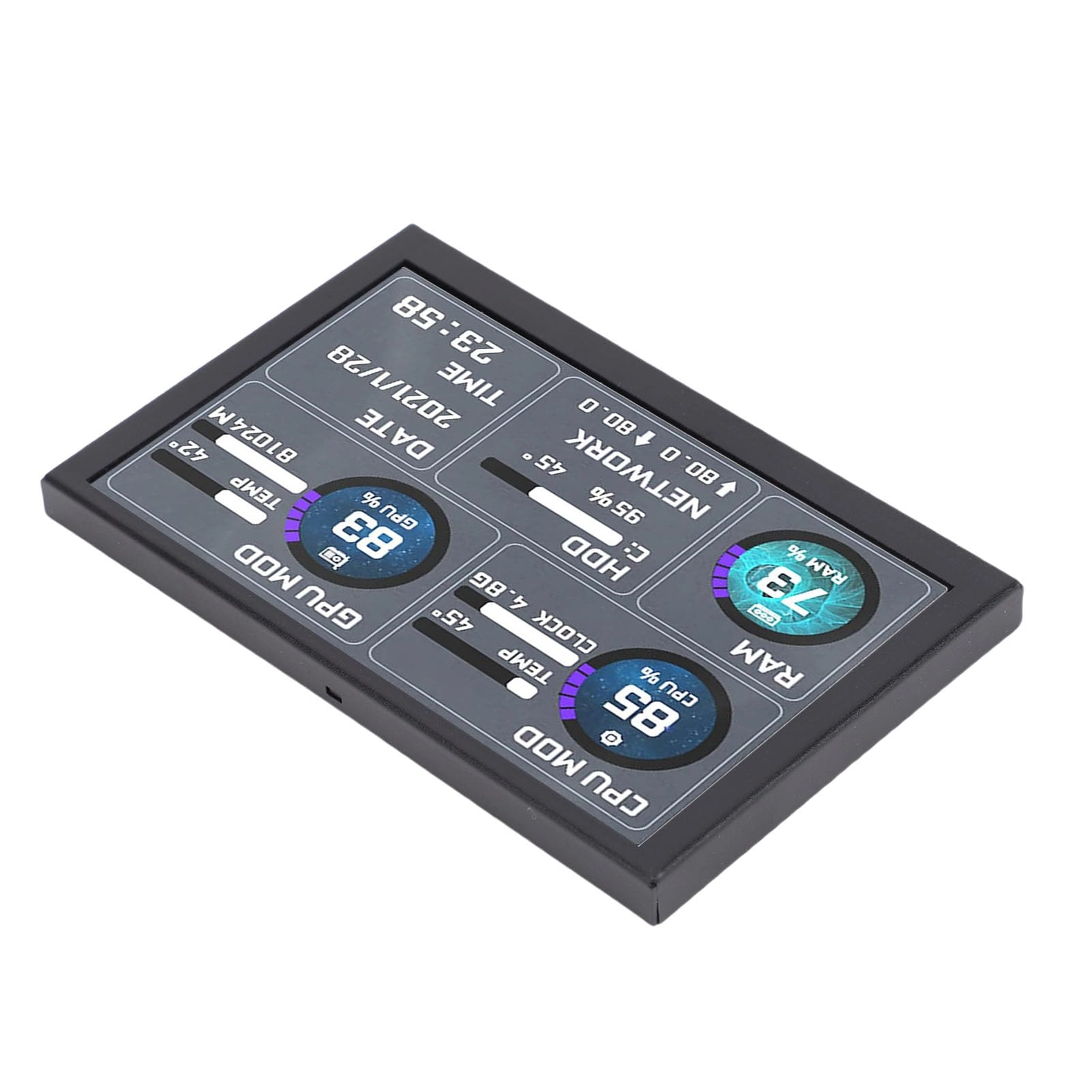 Computer Temp Monitor - YUEHISYcnm08d6pvt 5 inch 800x480