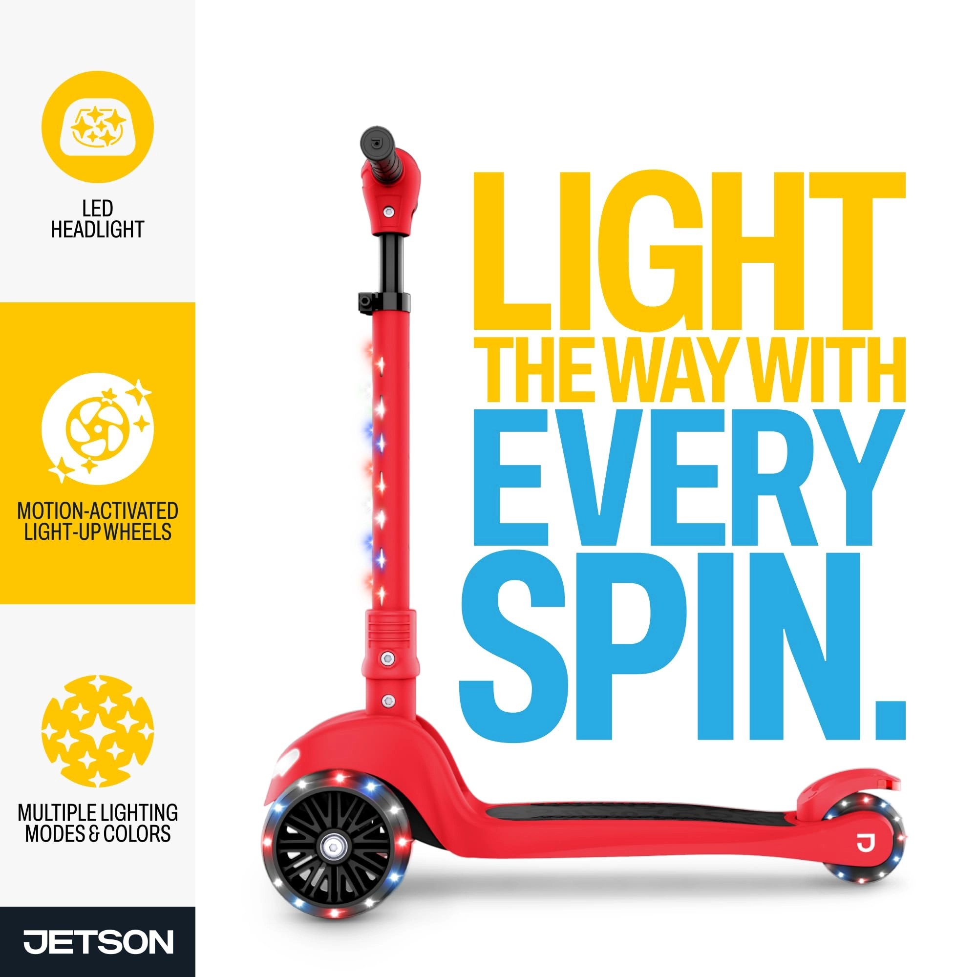 Jupiter Mini - 3-Wheel Foldable LED