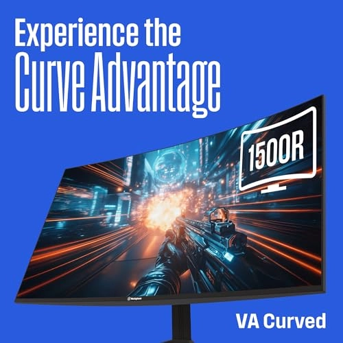 Curved Gamer Monitor - 813784023673 23.6 Inches 1920 X 1080