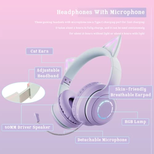 Cat Ear Headphones - Wireless Headphone