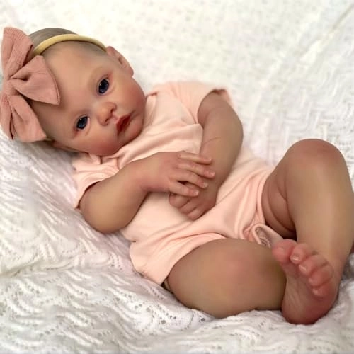 Reborn Doll - 18"/48cm Soft Silicone vinyl Pink Ages 3+