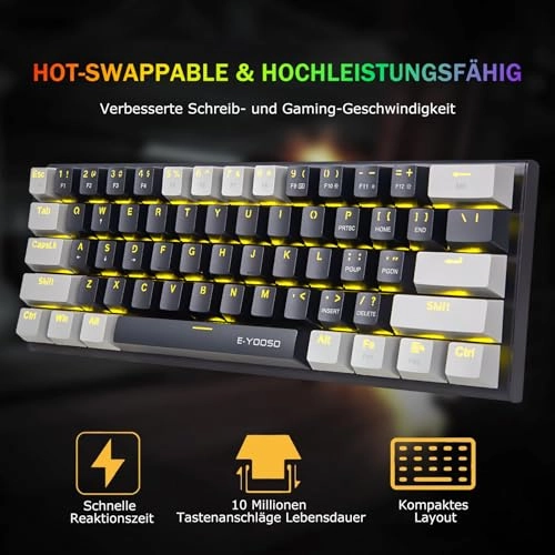 60% Mechanical Keyboard - US Wired