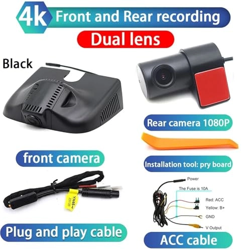 Dash Cam for Benz M/ML-Class W166 GL-Class X166 - 4K 2160P