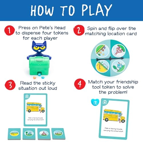 Pete The Cat Groovy Friendship Game - 4+
