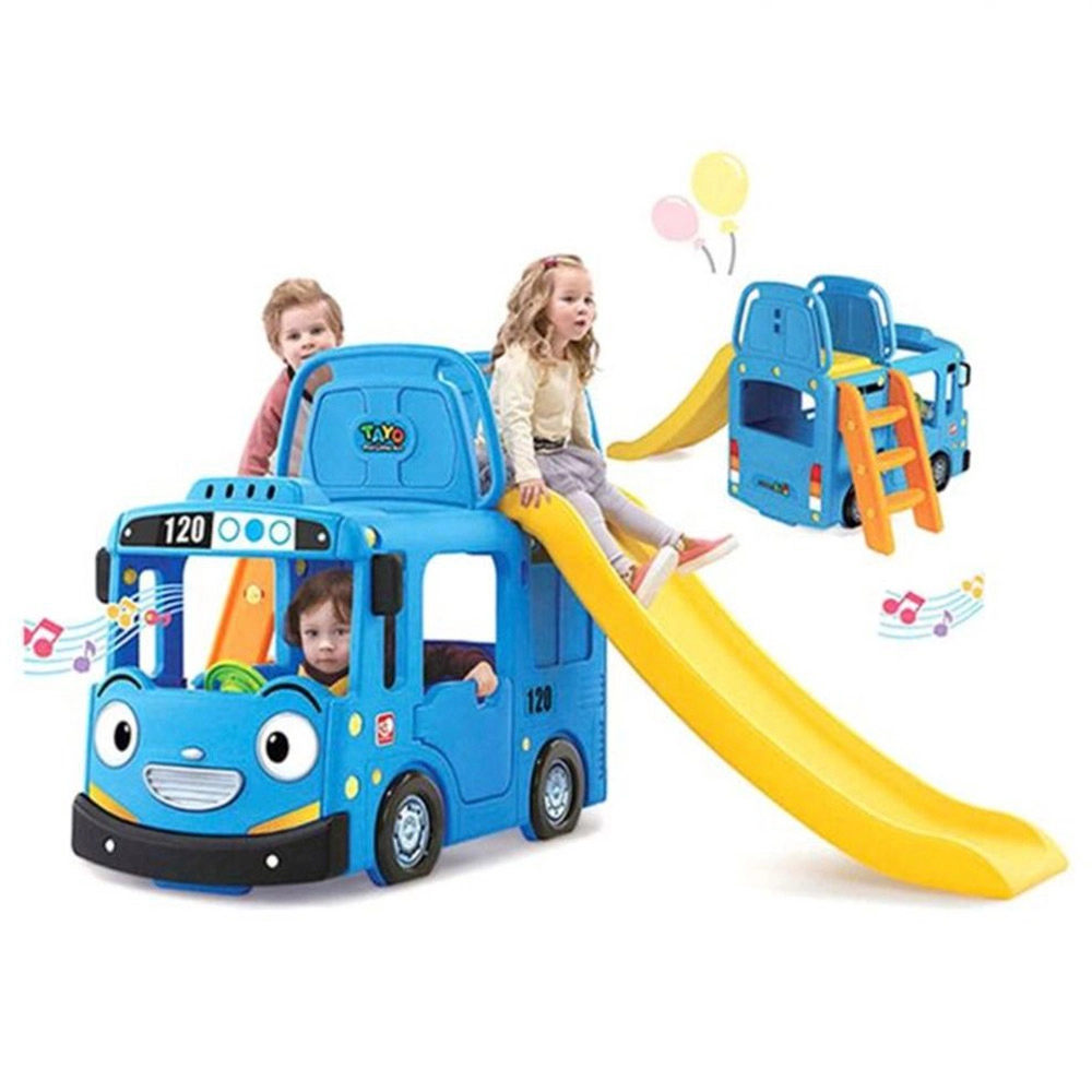 3-in-1 Little School Bus Slide Play Set - 145 x 72 x 36 cm 2 to 6 years