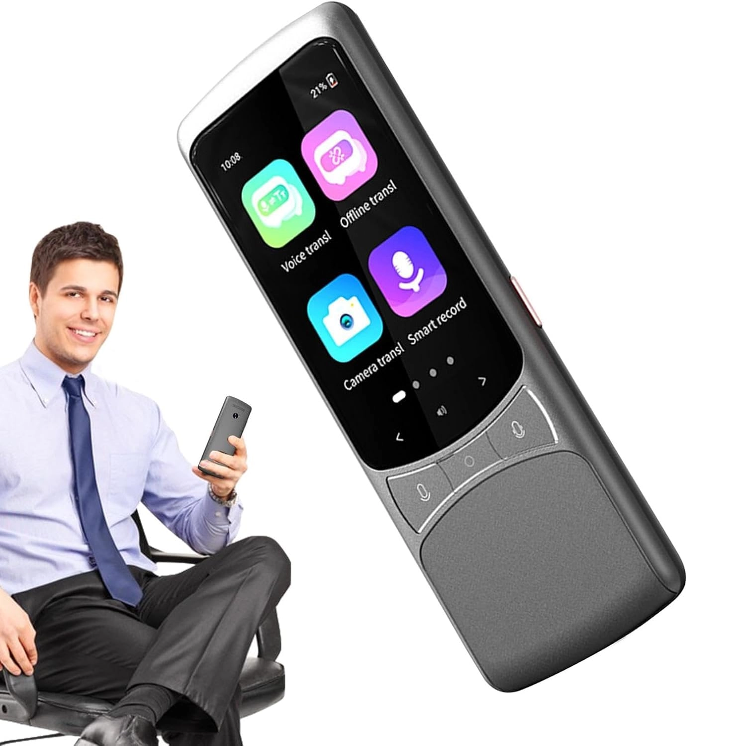 ERICAT Language Translator Device - 138 Languages 1+8GB