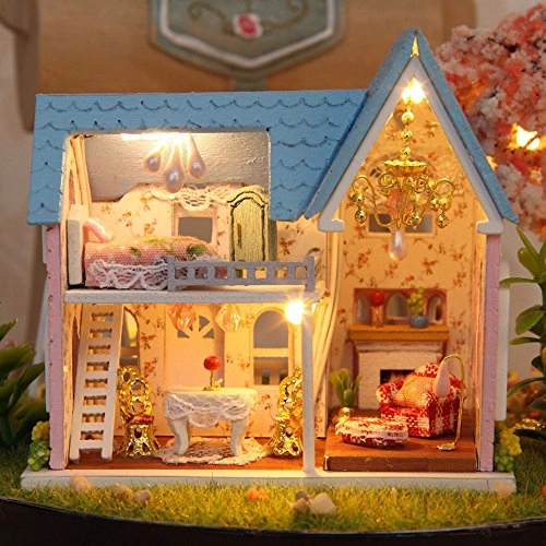 Dollhouse Miniature DIY House Kit - Creative Room 1:100